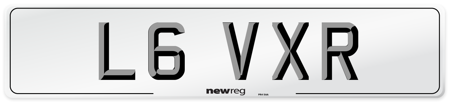 L6 VXR Number Plate from New Reg